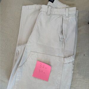 Abercrombie Men's Cream Jean Pants